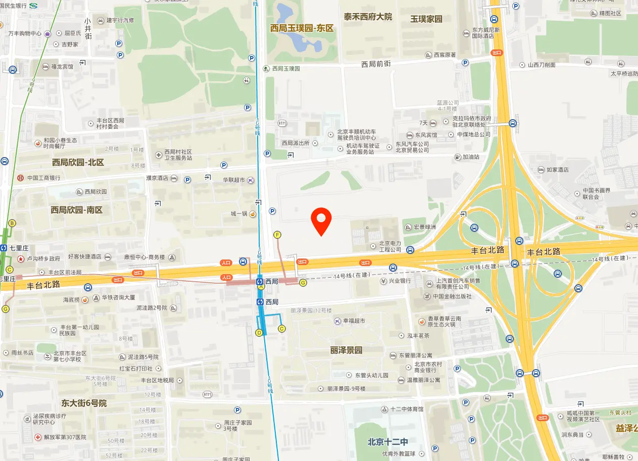 丽泽天地地图位置